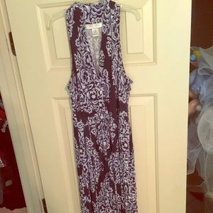 Long maternity dress